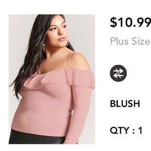 Plus Size Ribbed Top